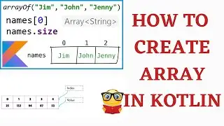 How to create an array in kotlin | Arrays in kotlin | Array declarations |malayalam