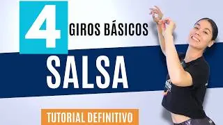 CÓMO GIRAR en SALSA FÁCIL, RÁPIDO y sin MAREARTE (Tutorial paso a paso) | Pau Andrea