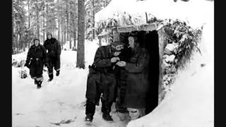 В землянке