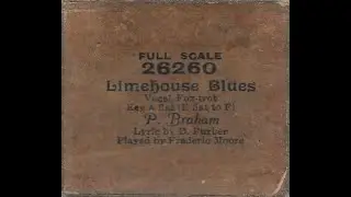 Limehouse Blues - Piano Roll
