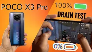 POCO X3 Pro PUBG Battery Drain Test / POCO X3 Pro Battery Test 😪