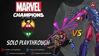 Canje Learns Marvel Champions - Gambit vs Sentinels