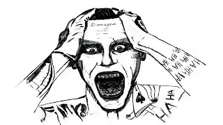 How to draw the Joker /Jared Leto/