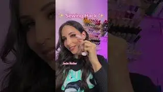 Sewing Hack: Jade Roller Seam Roller #sew #sewing #sewinghacks #sewingtutorial #diy #sewinglessons