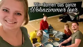 Wohnzimmer Umbau: Alles muss raus! | Familienvlog 163