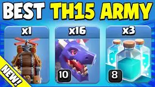 Best TH15 Attack to 3 Star TH16, TH17 & TH18 Bases! Easy TH15 Attack Strategy (Clash of Clans)