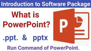 What is powerpoint ? II What is the Run Command and Extension of MS PowerPoint II