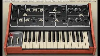 VST Plugin - Model Pro - an emulation of the Moog Prodigy
