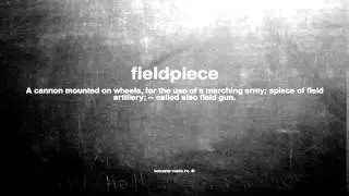 What does fieldpiece mean