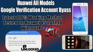 Huawei CUN-U29 Y5ii FRP, Remove Google Verification Account 2018