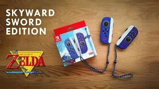 UNBOXING Nintendo Switch Joy-Con Controller: TLoZ Skyward Sword Edition HD