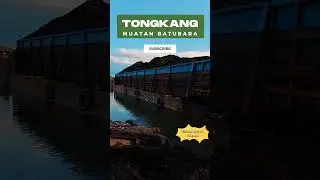 Tongkang batubara cast off dari 