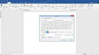 Insert Symbols in Word