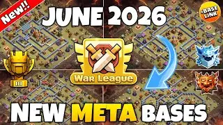 TOP 6! NEW ANTI 3 STAR Town Hall 16 (TH16) War Base Layout + Link 2026 | TH16 Base | Clash of Clans