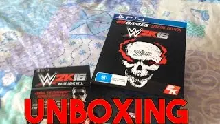 WWE 2K16 Special Edition Unboxing!