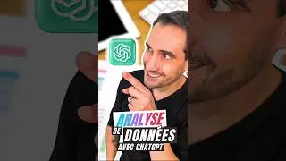 TUTO ChatGPT : Comment analyser facilement vos données en 2 Minutes top chrono ! #shorts