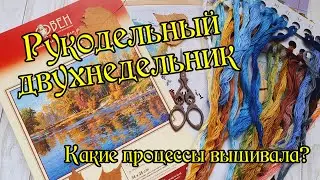 Рукодельный двухнедельник. Какие процессы вышивала. Вышивка крестом.