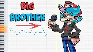 Big Brother on the piano (Friday Night Funkin mod) (BF Brother)