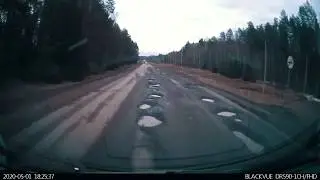 Трасса Р176 Вятка. Слободка - Омутнинск. Ну и дорога. 2020год.Езда по обочинам