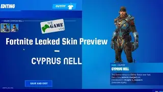 ** Leaked ** Cyprus Nell #FortniteSkin Gameplay Preview | Before You Buy #FortniteLeaks