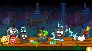 Red Ball 4 in Angry Ball All Ball Knock Down All Boss Android Game For Kids #6