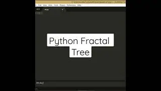 Python Fractal Tree Art    