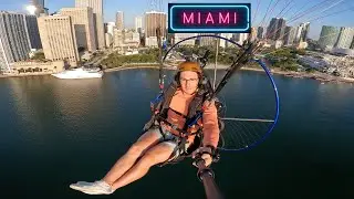 Taking Over Miami On My Paramotor