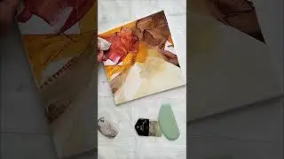 Acrylic Painting In Abstract Style 