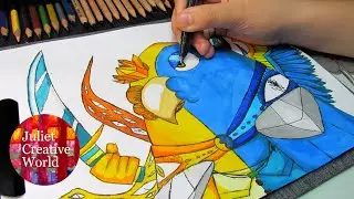 Juliet Creative World.  Welcome in story how to draw step by step diamond warrior parrothead.