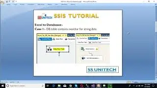How to Load Data from Excel File to SQL Server in SSIS.