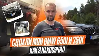 #11 Треш будни мастерской. Как я накосячил. Сдохла 750I по низу рынка. Сдохла 650i 