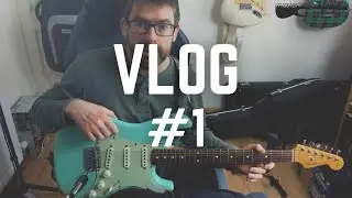 VLOG #1 - Lesson Poll, my Surf Green Strat, HELIX setup, some noodling, what I'm working on etc.