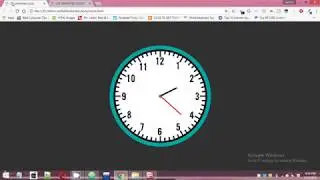[CSS analog clock ]  Make Analog clock animation using html and css