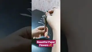 Make Cute flowers with newspapers 🌻🌼
