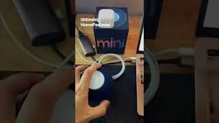 Unboxing Apple Homepod Mini - Blue #apple #homepodmini #smarthome #smartspeaker