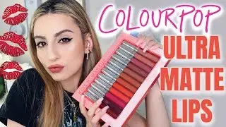 Colourpop New Ultra Matte Lip Shade Swatches!