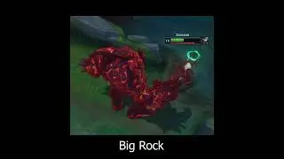 League of Legends Big Rock #Shorts