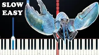 Suprise Blue Lobster Meme (EASY SLOW PIANO TUTORIAL)