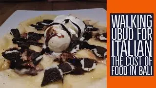 A walk in Ubud for Italian - cost of food in Bali