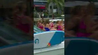 Bikinis, Sun and Sea: Ladies on Yachts Greet the Camera at Haulover Inlet