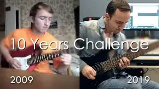 10 Years Challenge on Electric Guitar (Metallica - Nothing Else Matters Solo)