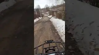 Весна и квадрик, дача