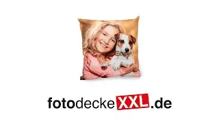 FotodeckeXXL: Premium Fotokissen randlos bedrucken
