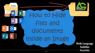 How we can hide several different files inside the single image file