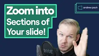 Zooming into parts of your slide with MORPH Transition (PowerPoint 2019  /Microsoft365) ✔