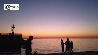 Rimini vi sta aspettando - Tramonto al porto di Rimini - Maggio 2020