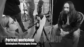 Birmingham Photography Group Protrait studio workshop