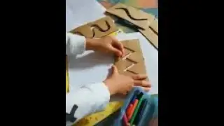 [DIY] PRE-WRITING SHAPES TODDLERS | DEVELOPING HAND CONTROL,HAND-EYE COORDINATION PRESCHOOL LEARNING