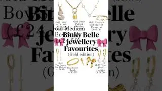 Binky belle jewellery favourites #goldjewellery #goldgirl #jewellery #jewelrybusiness #aesthetic