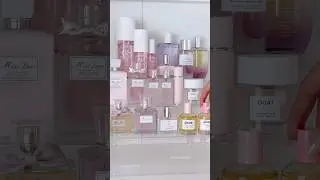 let’s organize my pink perfume collection 🎀✨ 
